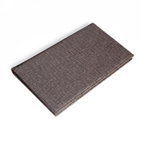 Logo personnalisé Restaurant Bill Holder avec PU cuir Menu Conseil Invité Vérifier Présentation Dossier Note Writing Pad Holder