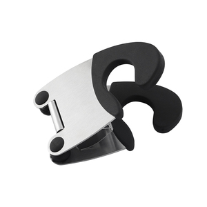 Utensilios de Cocina de Acero Inoxidable, Clip para Ollas Antideslizante y Fácil de Agarrar, Soporte para Cucharas con Silicona - Product Image 5