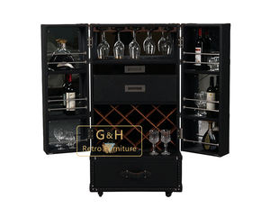 Vitrina de lujo antigua para copas de vino, muebles de almacenamiento para el hogar para sala de estar, estilo Vintage único - Product Image 3