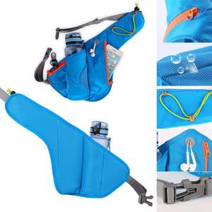 Pochette de ceinture pour téléphone et petit portefeuille, sac banane pour la randonnée, les voyages et les activités de plein air, pochette à clip design, mode unisexe, Oxford - Product Image 5