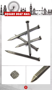 Clous à tête ronde en acier galvanisé, pointe diamant, revêtement vinyle, tige lisse, classe 8, diamètre 1,08, calibre 2,1, pour la construction - Product Image 5