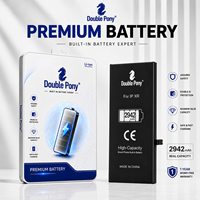 Baterai Lithium Isi Ulang DOUBLE PONY PREMIUM Berkualitas Tinggi Cocok untuk Model iPhone XR 2942mAh Tersedia