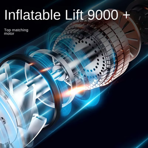 Pompe de compresseur d'air sans fil Portable robuste Matériau ABS léger Gonfleur de <span class=keywords><strong>pneu</strong></span> de voiture Gonfleur de <span class=keywords><strong>pneu</strong></span> gonflable à usage facile - Product Image 3