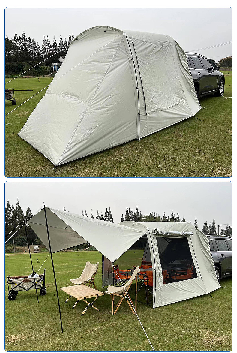 2000MM Oxford Outdoor Car Tent CCC 6kg Waterproofing Camper Trailer Canvas