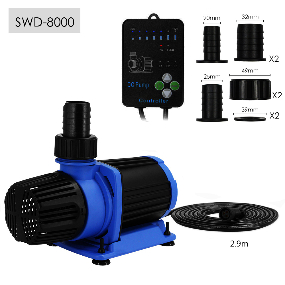 SWD-8000 (70W 8000L/H) color negro/azul