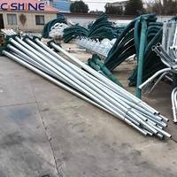 Postes de Alumbrado Público Galvanizados de 4m, 5m, 6m, 8m, 9m, 12m para Carreteras, Jardines, Estacionamientos y Estadios, Diseño Gratuito del Fabricante
