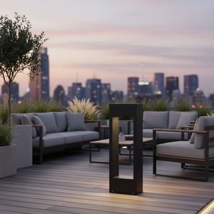 Lámpara de Jardín LED de Aluminio Simple con Diseño Hueco, Clasificación IP54, CA 220V, 3000K Blanco Cálido, Control Remoto <span class=keywords><strong>para</strong></span> Jardín, <span class=keywords><strong>Parque</strong></span>, Camino y Carretera - Product Image 6