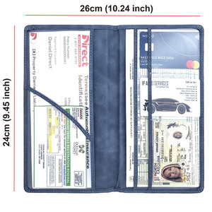 Cartera <span class=keywords><strong>de</strong></span> Cuero PU con Logotipo Personalizado para Documentos <span class=keywords><strong>de</strong></span> Vehículo, Porta Documentos <span class=keywords><strong>de</strong></span> Registro y Seguro <span class=keywords><strong>de</strong></span> Auto con Cierre Magnético - Product Image 2