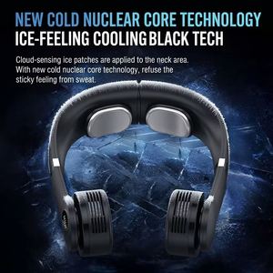 2026 Summer New Arrival Factory Wholesale Portable Neck Lightweight Design 110° Rotating Adjustable Airflow <b>Mini</b> <b>Fan</b> - Product Image 4