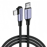 Kabel Transfer Data pengisi daya Pria, USB C Male ke Mini Usb 5pin 1m Untuk kamera
