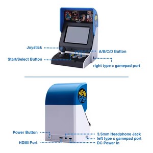 Neogeo SNK รุ่นมินิอาร์เคด, เกมมือถือ40เกมคลาสสิกที่โหลดไว้ล่วงหน้า: ราชาแห่งนักสู้/กระสุนโลหะและอื่นๆ - Product Image 4