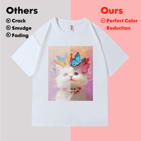 Papier de Sublimation Hongcai A3 pour Transfert Thermique, 50 Feuilles Séchage Rapide, Format A3+, pour T-shirts, Oreillers et Tasses