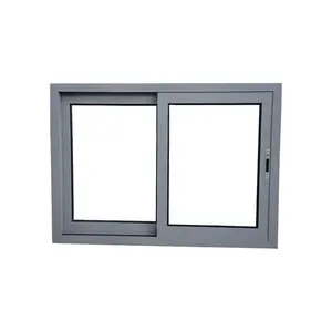 Modern Glass Sliding Window/Casement Windows Double Glazed Aluminum Sliding Windows for American region