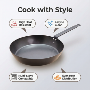 <span class=keywords><strong>กระทะ</strong></span>ทอดแบบไม่ติดด้ามจับยาวความหนาของ1.5ความจุสูงเชิงพาณิชย์ - Product Image 3