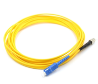Cordon Fibre Optique SC UPC Vers ST UPC Simplex OS2 Câble Fibre Optique PVC