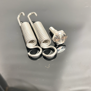 Accessoires pour moto Yamaha Mio 110 : Béquille centrale en acier inoxydable brossé avec ressort et boulon - Product Image 6
