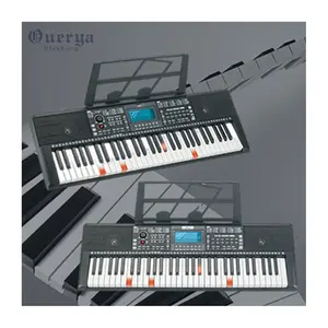 100 Asli 61 Set Kunci Deluxe Simulasi Piano Keyboard Bermain Sistem Bercahaya Layar Besar Multi-fungsi Piano Digital