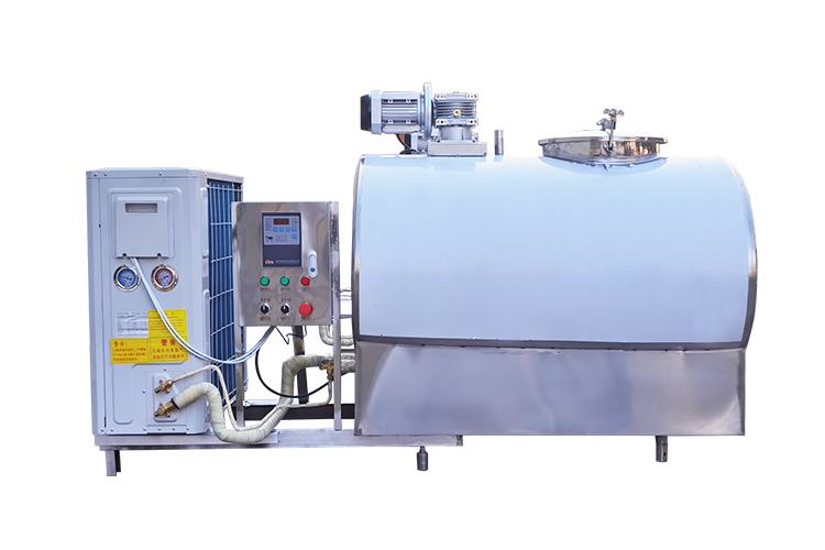 500L stainless steel 304 double jacketed storage tank milk cooler machine