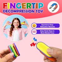 Juguete Antiestrés de Silicona para Adultos, Deslizador EDC, Spinner de Mano, Alivio del Estrés para Autismo, Ansiedad, TDAH, Regalos Divertidos, Gadgets