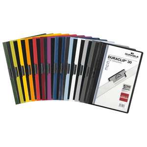 DURABLE - 2200-32 DURACLIP®Carpeta de clip 30 A4 (paquete múltiple)-EAN 4005546210391 ORGANIZACIÓN Y PRODUCTOS DE ARCHIVADO - Product Image 1