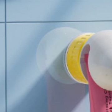 Porte-dentifrice blanc jaunâtre