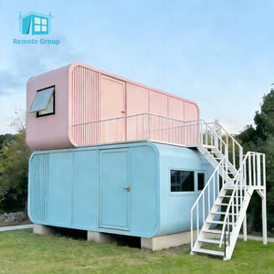 Casa Contenedor Moderna Prefabricada de Dos Pisos, Tipo Cabaña Apple, para Uso en Hoteles, Villas y Exteriores - Product Image 3