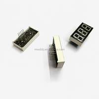 Ultra Bright 0.56 Inch 3 Digits Yellow 7 Segment Led Display Digital Tube Common Cathode Anode 5361ay for Arduino Diy Project