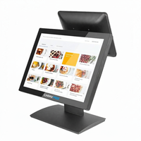 Terminal Punto de Venta con Pantalla Táctil de 15 Pulgadas, Windows 11, Todo en Uno, Pantalla Secundaria Versátil, Sistema POS, Fabricante OEM de POS
