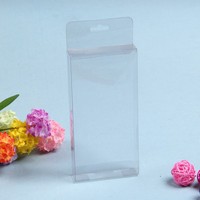 Boîte en plastique transparente pliable avec trou de suspension, emballage blister personnalisé pour bijoux, petits accessoires, cosmétiques