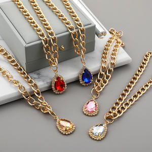 Collares de Piedras Preciosas para Mascotas, Collares de Joyería para Mascotas con Forma de Corazón Noble y Brillante para Perros y Gatos - Product Image 3