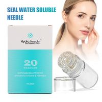 Hydra 64 20 aiguilles CE 0.25mm 0.5mm 1.0mm Micro-aiguilles en titane Derma Stamp Tube de gel pour la peau