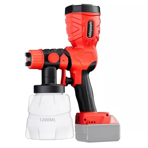 Pistola de Pintura Inalámbrica para Batería Milwaukes de 18 V M-18, Pistola de Pintura Eléctrica de Alto Flujo de 1600 ml/min para Pintar Casas - Product Image 1