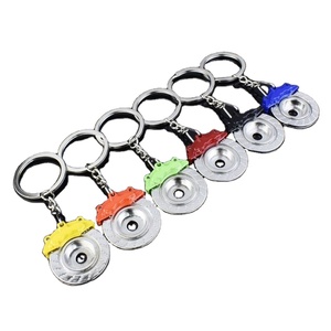 Accessoires de voiture : Porte-clés en métal pour voiture, pendentif moyeu de roue, disque de frein, amortisseur - Product Image 2