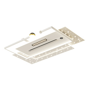 Ventilador de techo de espectro completo con luz, toma de corriente oculta e iones negativos para sala de estar, dormitorio y estudio - Product Image 5