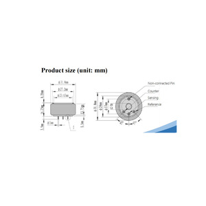 เซ็นเซอร์ก๊าซโพรพิลีนเคมีไฟฟ้า 7C3H6-10000 รุ่น 7 ซีรีส์ ของ Maoyuan Measurement Control สำหรับการใช้งานด้านความปลอดภัย - Product Image 3
