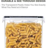Boîte de rangement carrée hermétique pour cuisine et réfrigérateur, en plastique PP transparent de qualité alimentaire, pour le commerce transfrontalier