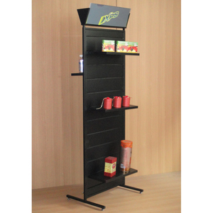 Double Sided Slatwall Trở Lại Tầng Thường Vụ Cửa Hàng Bán Lẻ Pop Khuyến Mãi Hàng Hóa Hiển Thị Kệ - Product Image 1