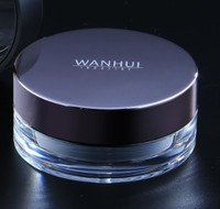 Poudre libre ronde transparente de 12,5 g pour le maquillage, OEM accepté