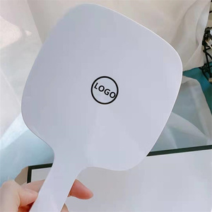 Gương cầm tay hình răng khay nhựa ABS di động, cán nhiều màu, nhãn hiệu riêng, hình vuông - Product Image 5