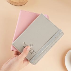 Hot-selling PU Leather Passport <b>Wallet</b> Multi-functional Passport <b>Holder</b> Cover Travel RFID Blocking ID Card Case - Product Image 2