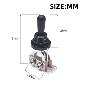 Interrupteur à bascule 3 voies pour guitare LP/<span class=keywords><strong>SG</strong></span>/ES avec bascule <span class=keywords><strong>Gibson</strong></span> – Vente en gros - Product Image 4