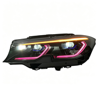Système d'éclairage d'assemblage d'accessoires automobiles SJC pour BMW Série 3 G20 G28 19-22 Nouveaux phares exclusifs de style Laser RGB DRL