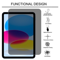 Protector de Pantalla de Vidrio Templado 2.5D Anti-Espía 9H para iPad Pro 11 20-25 Air 13 Pulgadas, Venta al Por Mayor de Fábrica