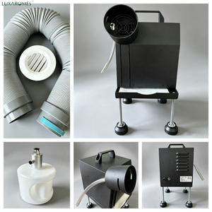 Diffuseur d'huiles essentielles F03 à corps métallique, ventilateur de plafond dissimulé, nébuliseur biphasique 2000m³, 1500ml, Bluetooth, silencieux 45dB, pour hôtel, centre commercial, bureau - Product Image 3
