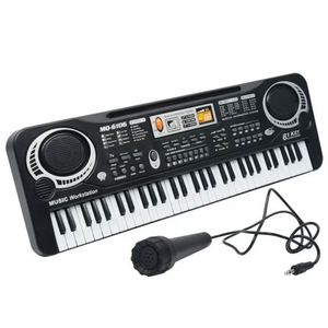 Multi-Function Children Learning Music Toy 61 Keys Piano Keyboard Microphone <b>Electronic</b> Organ Musical Instrument - Product Image 4