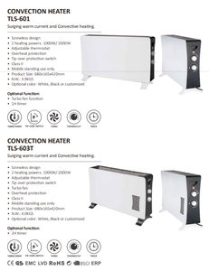<span class=keywords><strong>Radiateur</strong></span> électrique à convection en aluminium autoportant approuvé CE Erp portable - Product Image 5