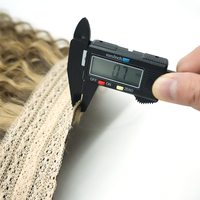 Extensions de cheveux brésiliens naturels, tissage à clipser en une seule pièce, double épaisseur