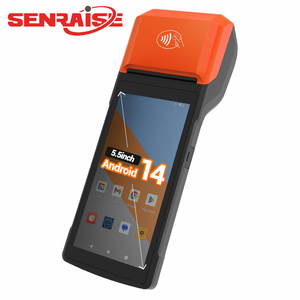 Système de point de vente Android 14 pour café-loterie, écran tactile tout-en-un avec carte SIM, caisse enregistreuse, paiement sans contact, WiFi/4G - Product Image 1