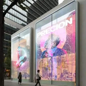 Écran LED flexible transparent super mince <span class=keywords><strong>P5</strong></span> avec fonction SDK de film adhésif doux d'animation et de graphiques - Product Image 5