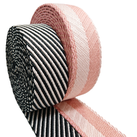 Ruban en acrylique sergé chevron de haute qualité, épaisseur 3 mm, pour vêtements, avec design personnalisé